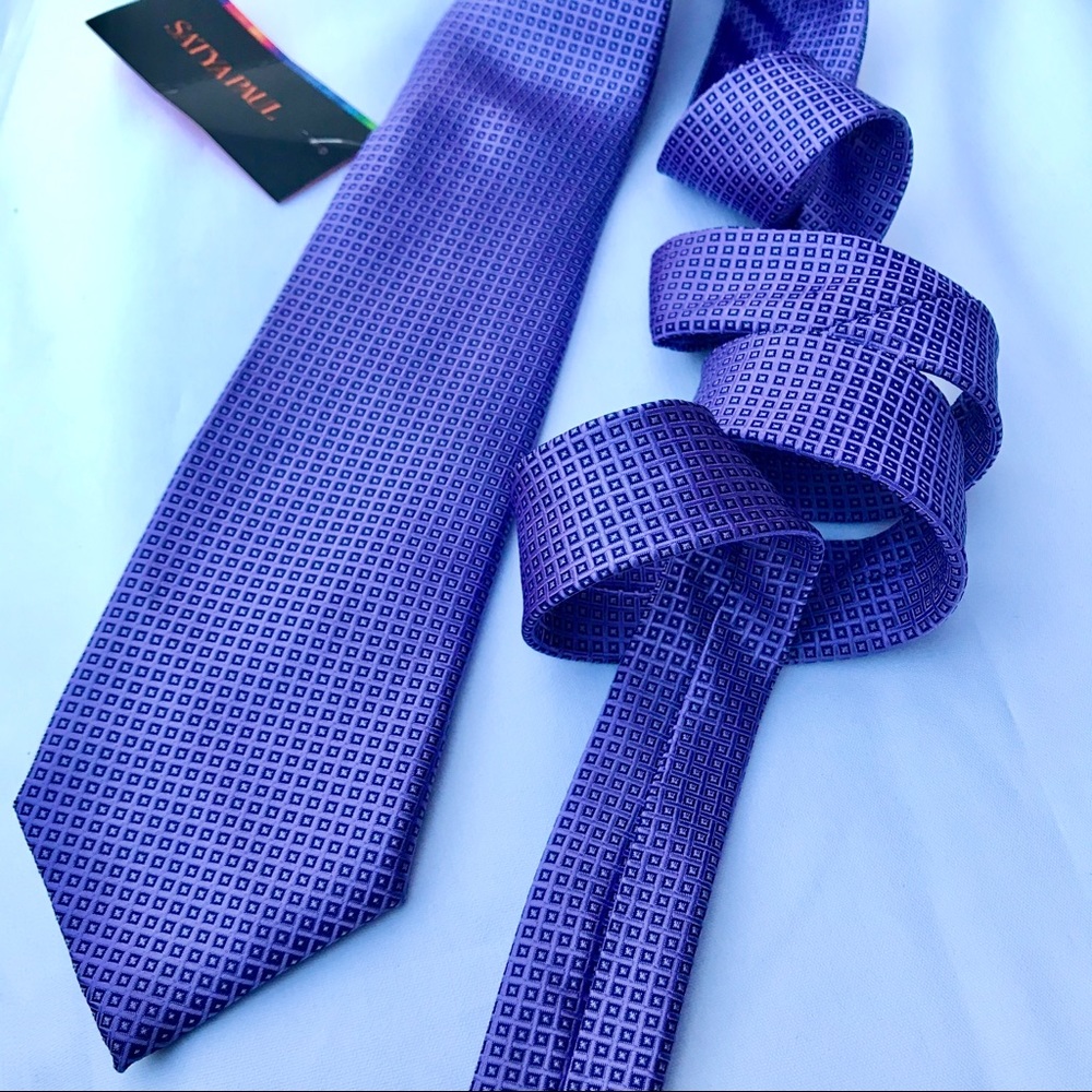 NWT Satya Paul Tie Top 10 Ties in Lilac